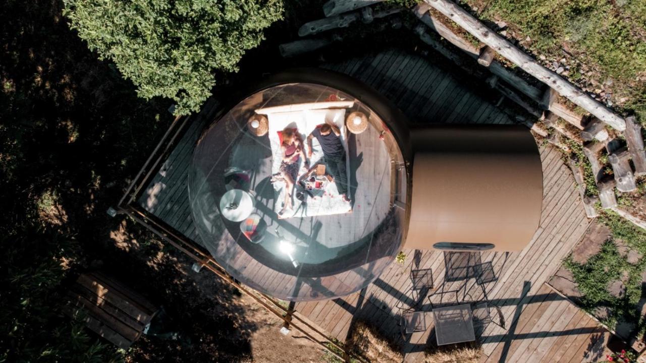 Maso La Marianna Bubble Glamping In Trentino Bed & Breakfast Sant'Orsola Exterior photo